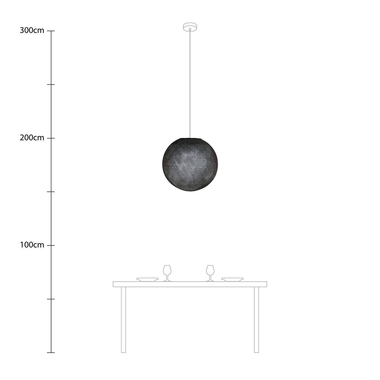 Stínidlo koule Sphere Light - tkané, ručně vyrobené