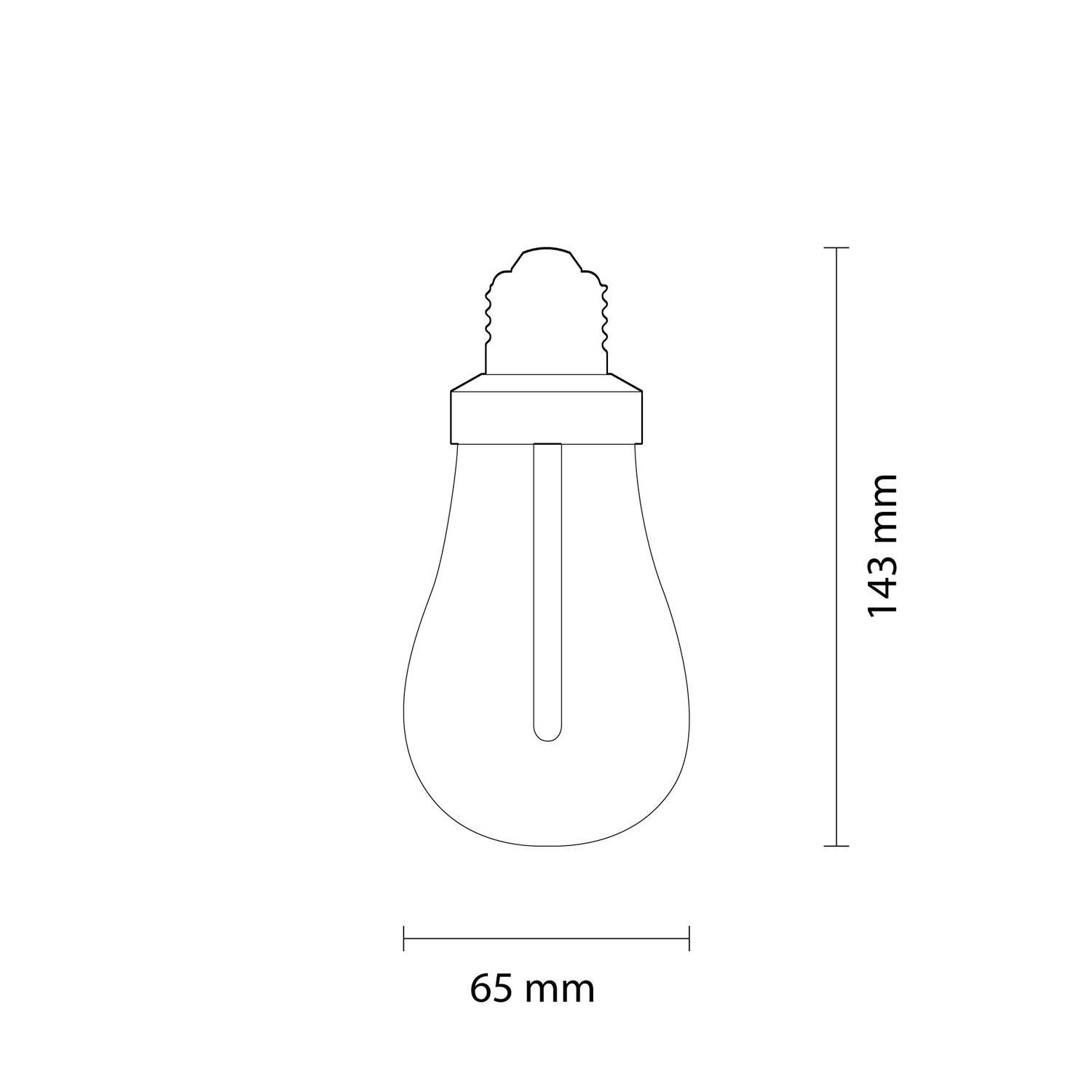 LED izzó Plumen 002 6,5W E27 dimmelhető 2200K