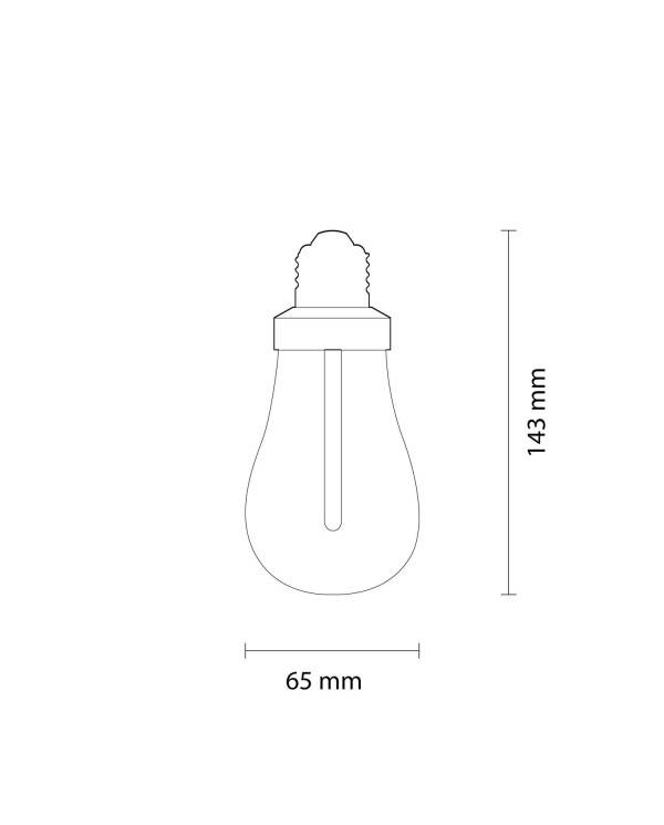 LED-Glühbirne Plumen 002 6,5W 500Lm E27 2200K Dimmbar