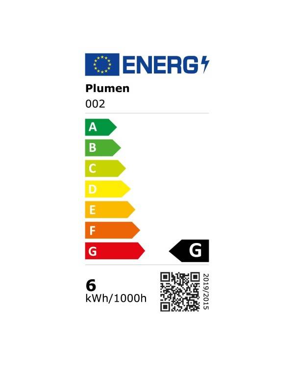 Bombilla LED Plumen 002 6,5W 500Lm E27 2200K Regulable