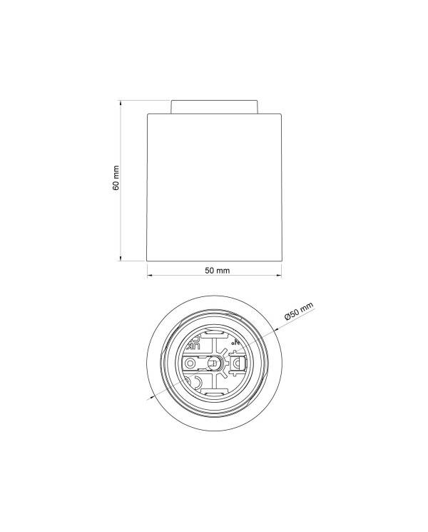 E27 wand- of plafondlamphouder - IP44 Waterdicht