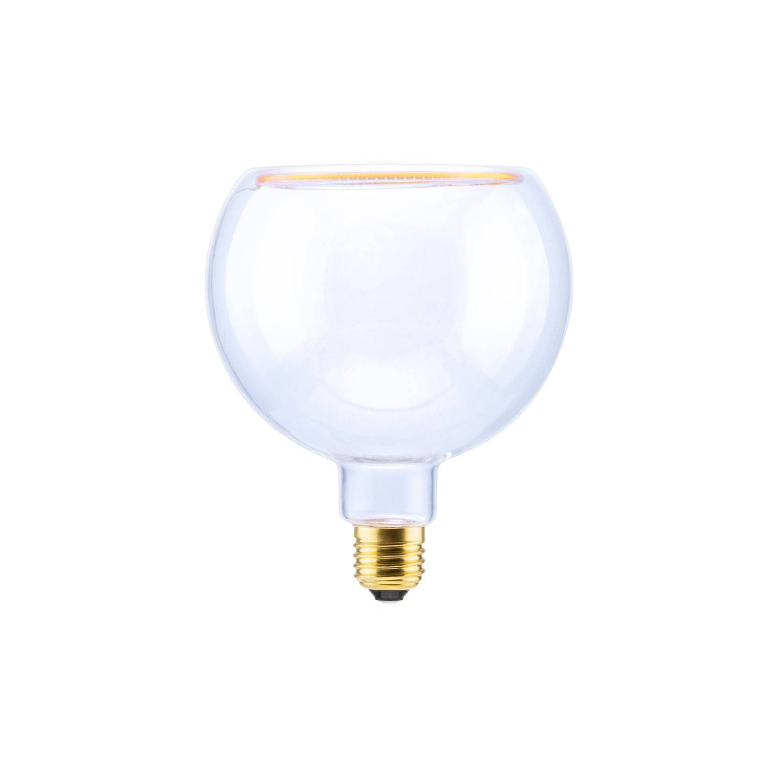 Lampadina LED Globo G125 Trasparente Linea Floating 4.5W 300Lm 2200K Dimmerabile