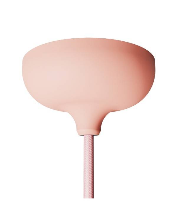 Ροζέτα Σιλικόνης με μία τρύπα κατάλληλη για φωτιστικό με καπέλο