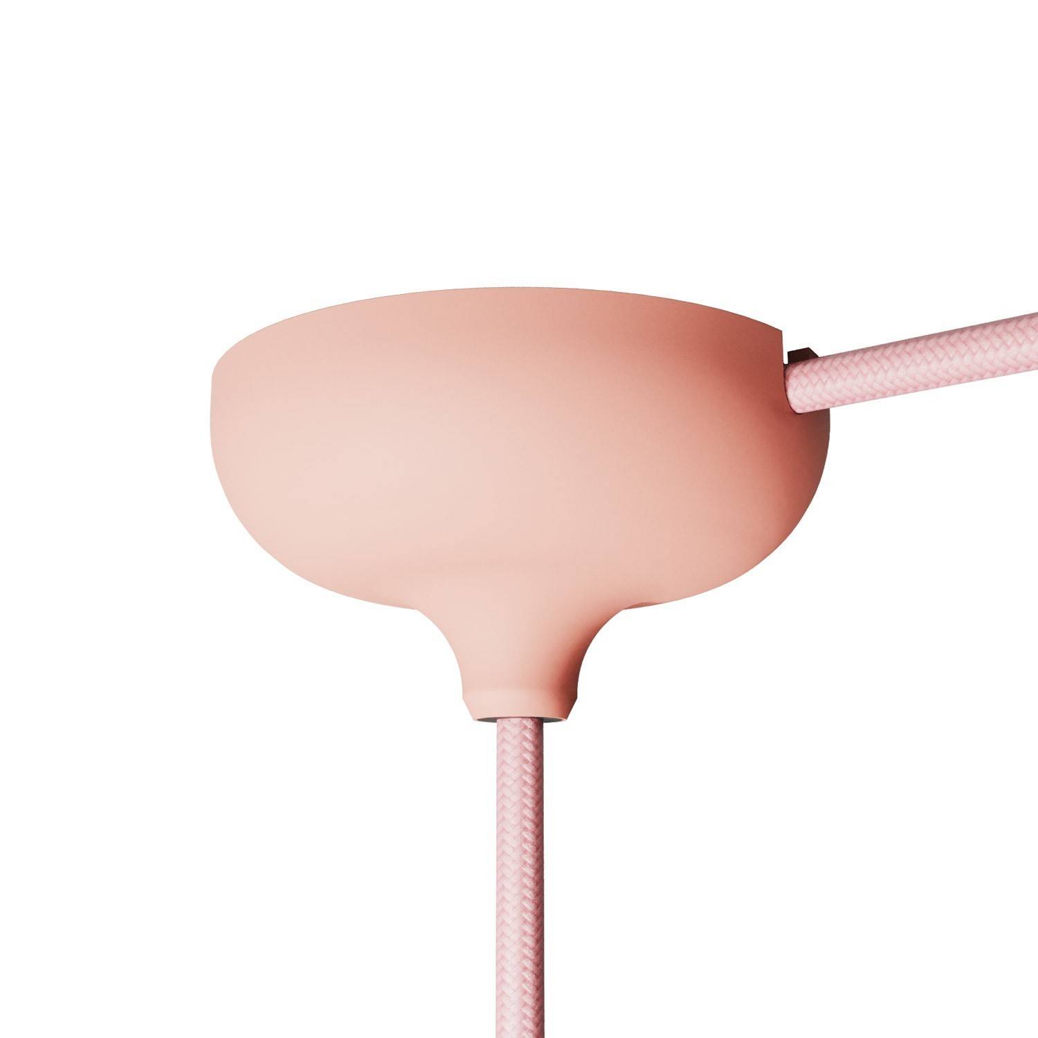 Ροζέτα Σιλικόνης με μία τρύπα κατάλληλη για φωτιστικό με καπέλο