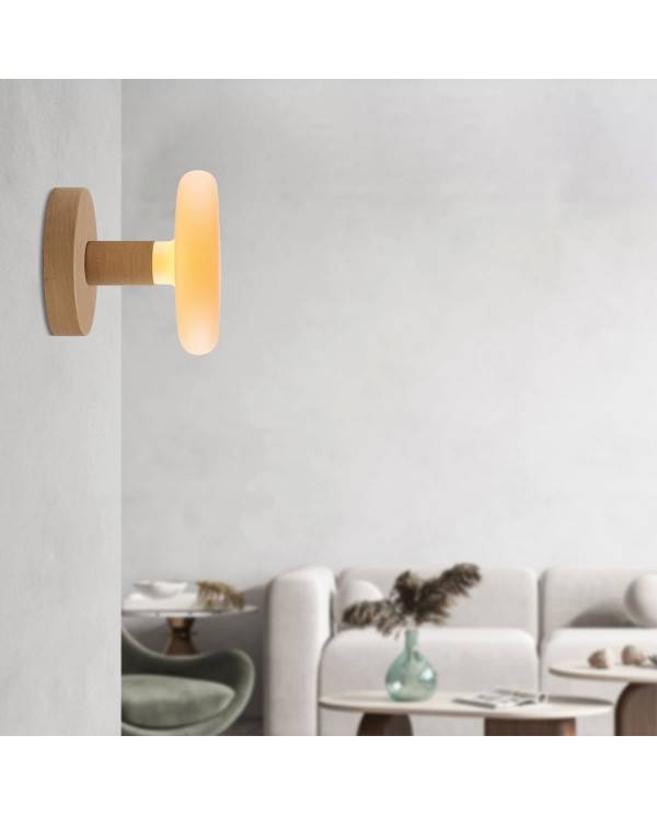 Fermaluce houten lamp met Dash LED lichtbron