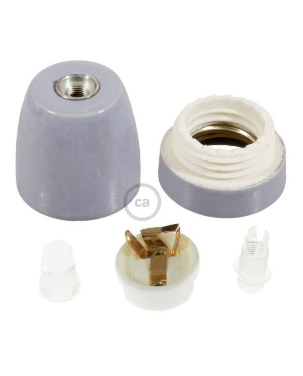 Porcelæn E27 lampeholder kit