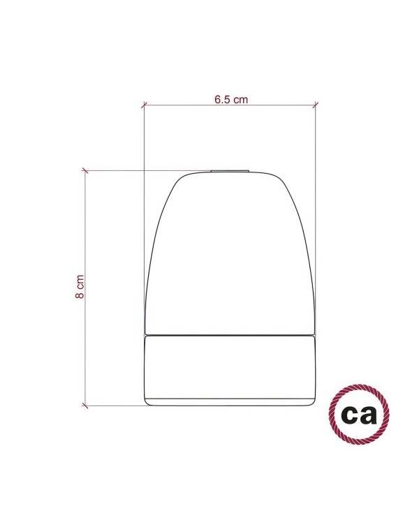 Kit de casquilho E40 em porcelana