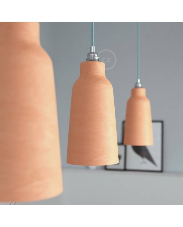 Flaschenförmiger Lampenschirm aus Keramik - Materia Kollektion - Made in Italy