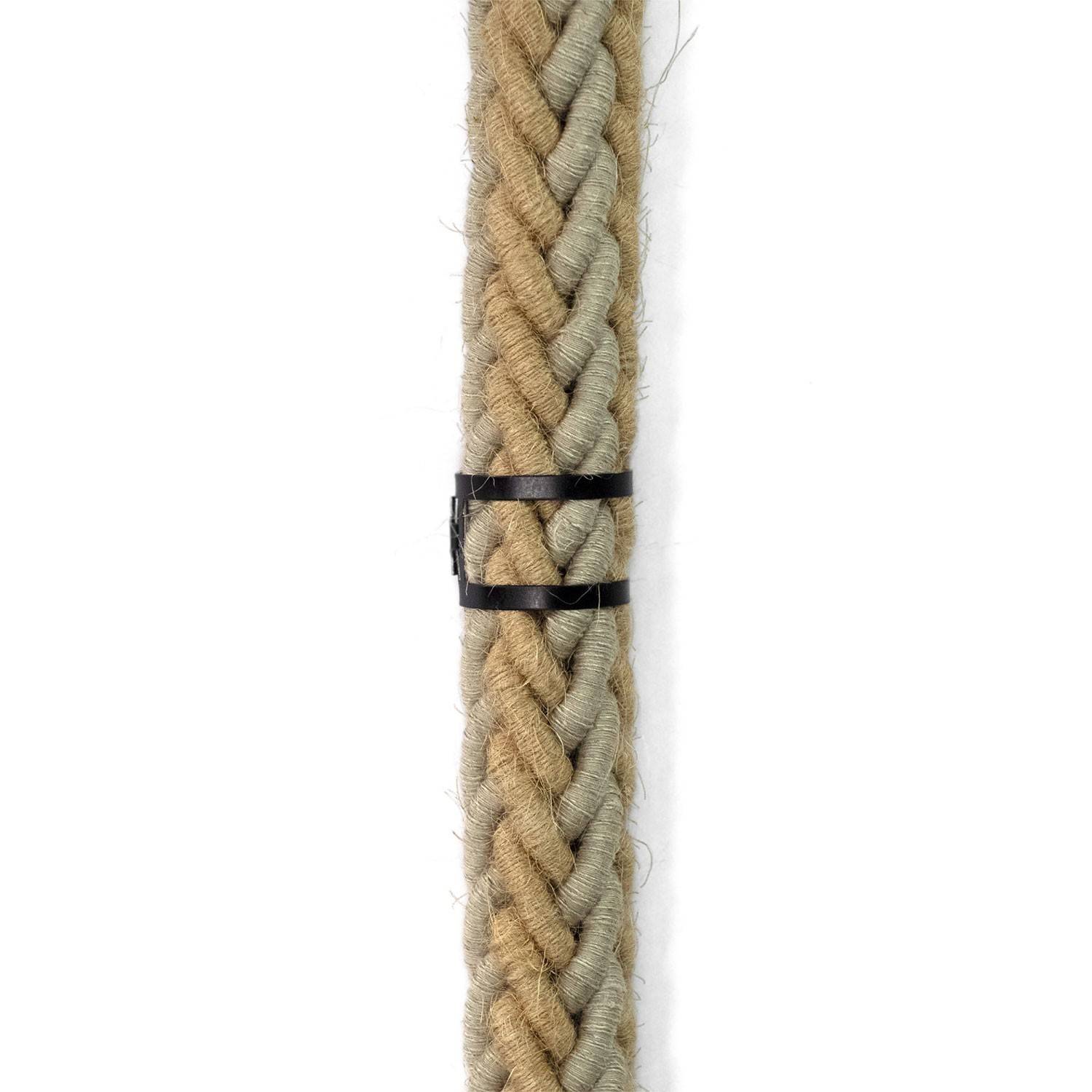 Mola de gravata em metal para cordão elétrico com 24 mm de diâmetro 