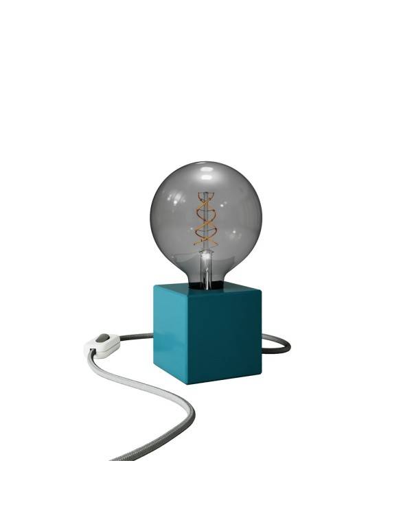 Blue table lamp - Cubetto