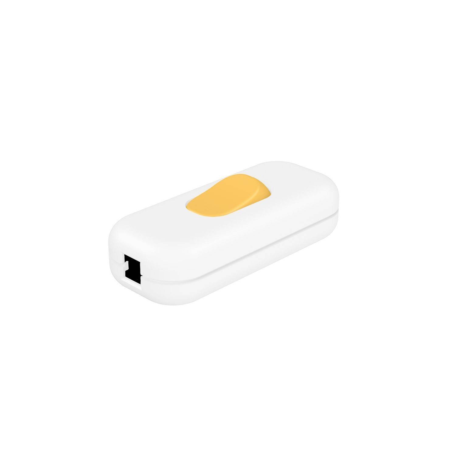 Inline single-pole switch Creative Switch White