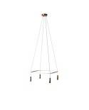 4 Pendels Cage P-Light Lamp