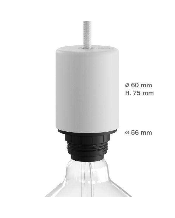 EIVA ELEGANT, zestaw silikonowych oprawek E27 do lamp zewnętrznych z kloszem - Pierwsza na świecie oprawka do lamp z przewodem