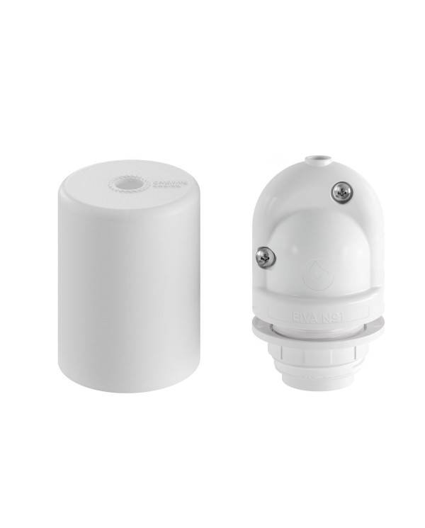 EIVA ELEGANT, kit de casquilho em silicone exterior E27 para abajur - o primeiro casquilho reconfigurável IP65 em todo o mundo