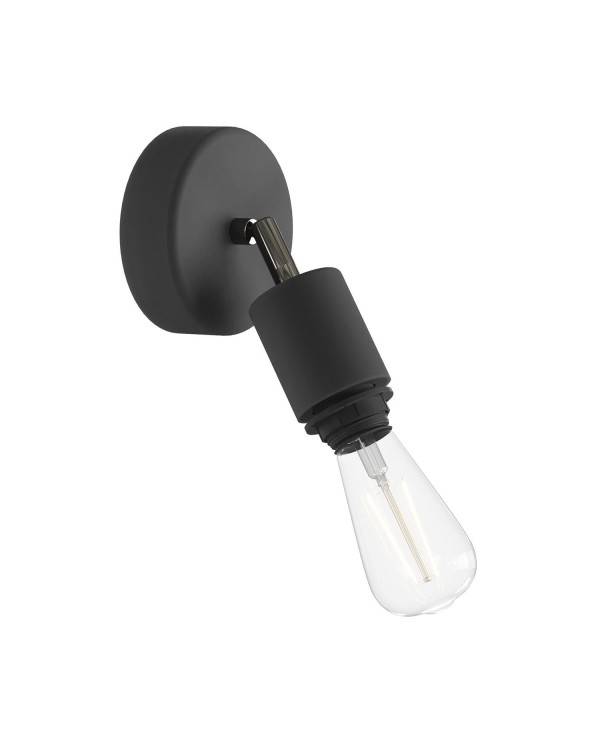 Kinkiet lampa Fermaluce EIVA ELEGANT do klosza, z ruchomym ramieniem, podsufitką i kloszem IP65 waterproof