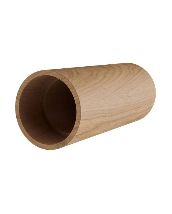 Tub-E14, houten buis voor spot met E14 fitting