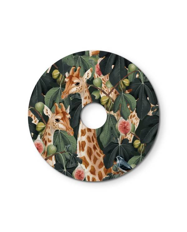 Mini pantalla plana Ellepì con animales de la selva 'Wildlife Whispers', diámetro 24 cm - Made in Italy