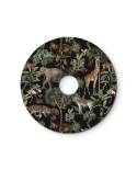 Ellepì mini platte lampenkap met jungle dieren 'Wildlife Whispers', 24 cm diameter - Made in Italy