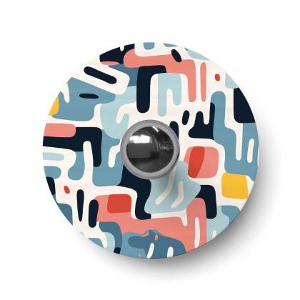 Lámpara de pared o techo con pantalla motivos geométricos 'Kaleidoscope' - Resistente al agua IP44