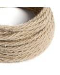 Natural Jute Textile Cable - The Original Creative-Cables - TN06 braided 2x0.75mm / 3x0.75mm