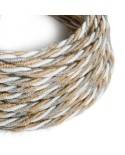 Cotton, Jute and Linen Country Textile Cable - The Original Creative-Cables - TN07 braided 3x0.75mm