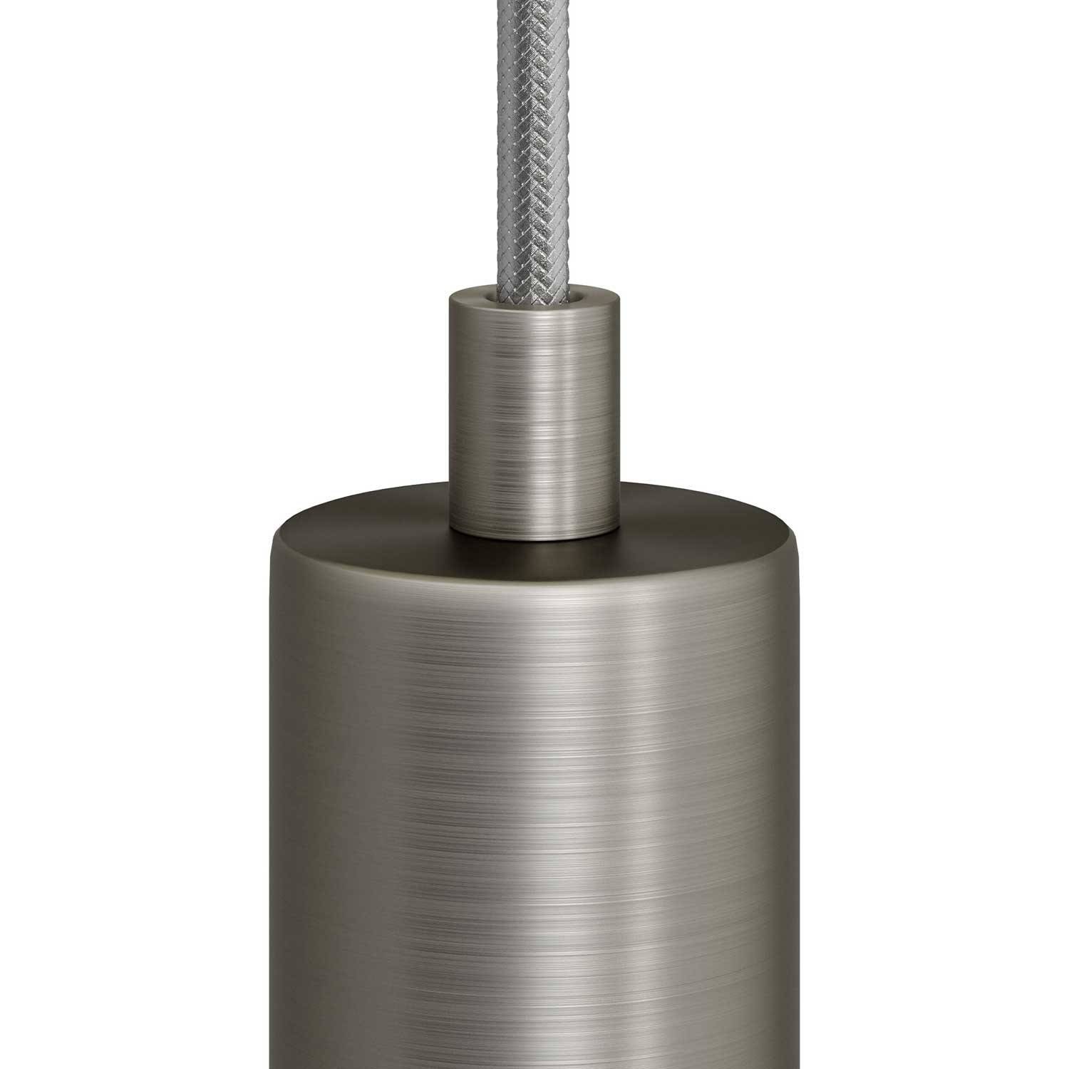 Válcová kovová kabelová průchodka se závitovou tyčkou, maticí a podložkou - 2 ks