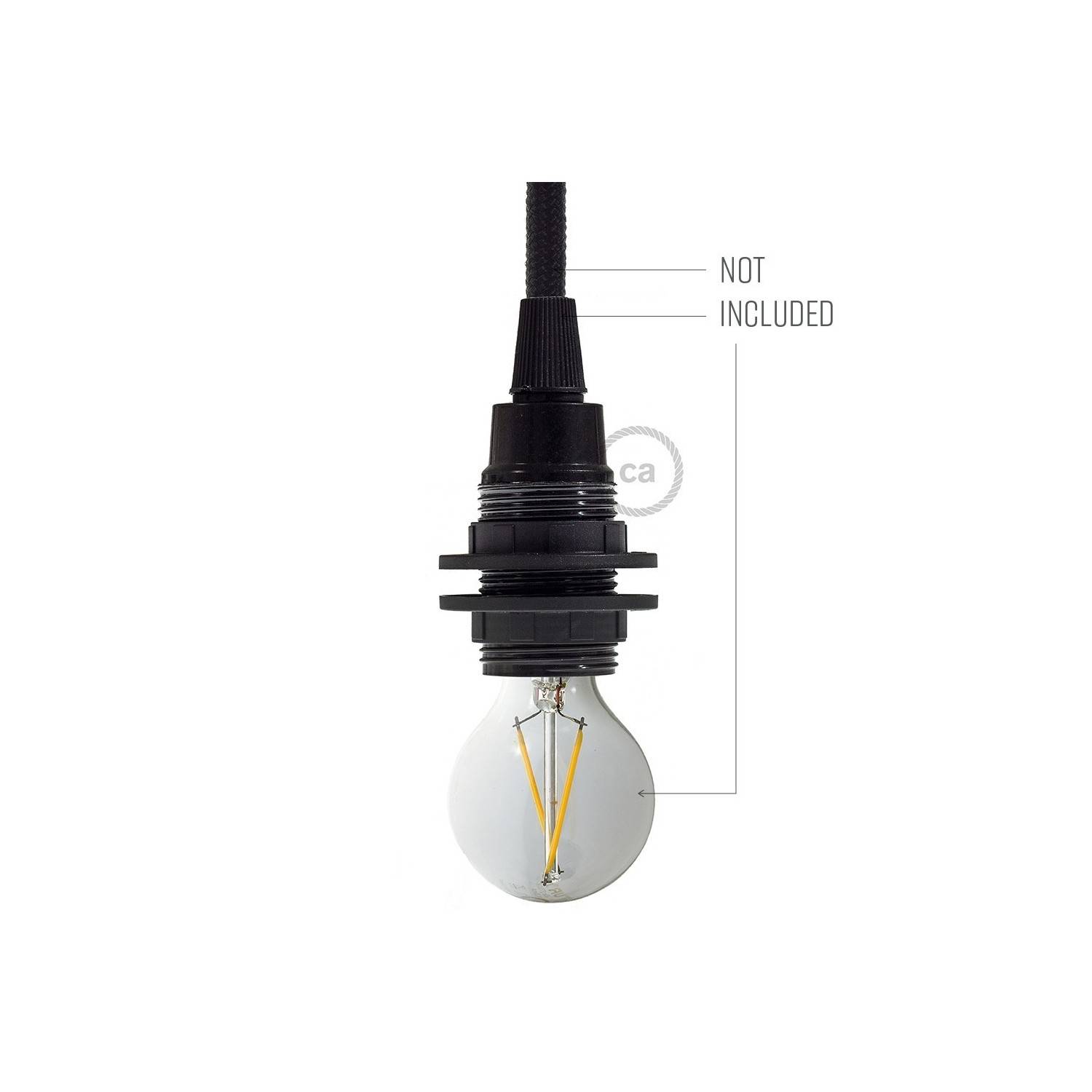 Double Ferrule - phenolic bakelite E12 light bulb socket