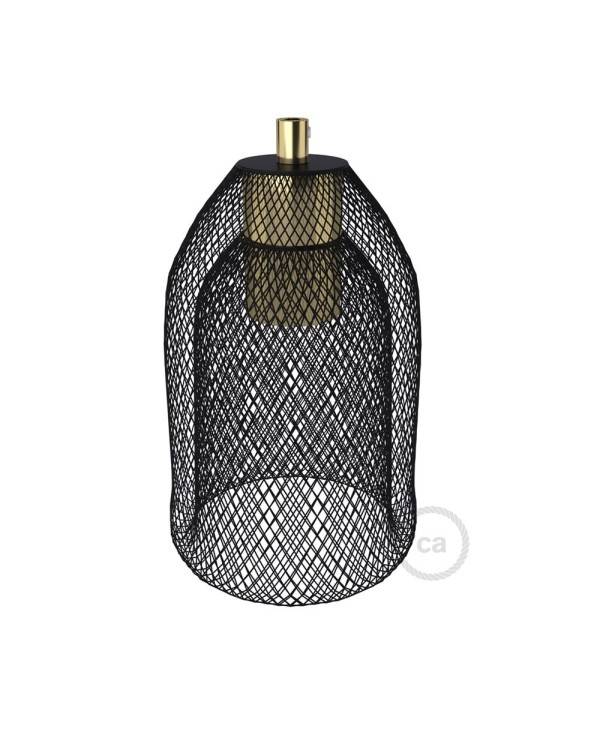 Ghostbell - Svjetiljka za viseće svjetiljke od mrežaste žice s poklopcem za utikač