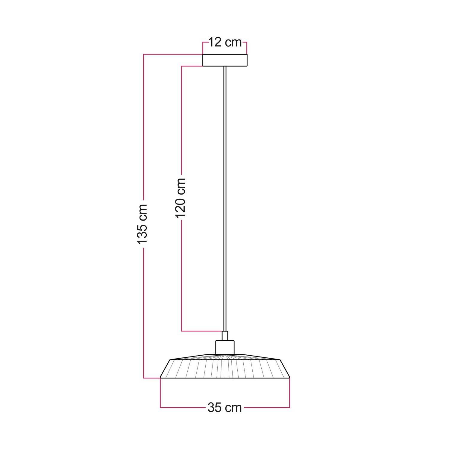 Hanglamp met raffiakap Moorea