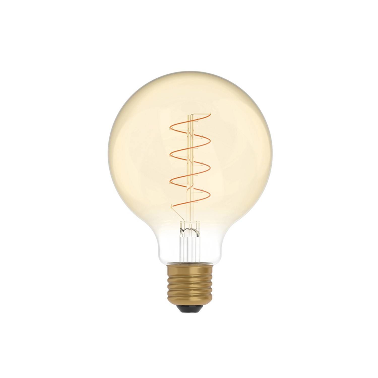 LED Glühbirne Golden Carbon Line Spiral-Filament Globe G95 4W 250Lm E27 1800K Dimmbar - C06