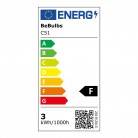 Złota żarówka LED Carbon Line filament pionowy Świeczka C35 3,5W 300Lm E14 2700K Ściemnialna - C51