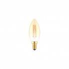 LED Gouden LED Carbon filament lamp C51 kaarsje C35 3,5W E14 Dimbaar 2700K