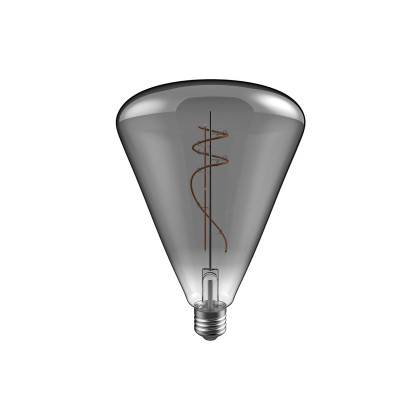 LED Røgfarvet Glødepære H09 Cone 140 10W E27 Dæmpbar 1800K