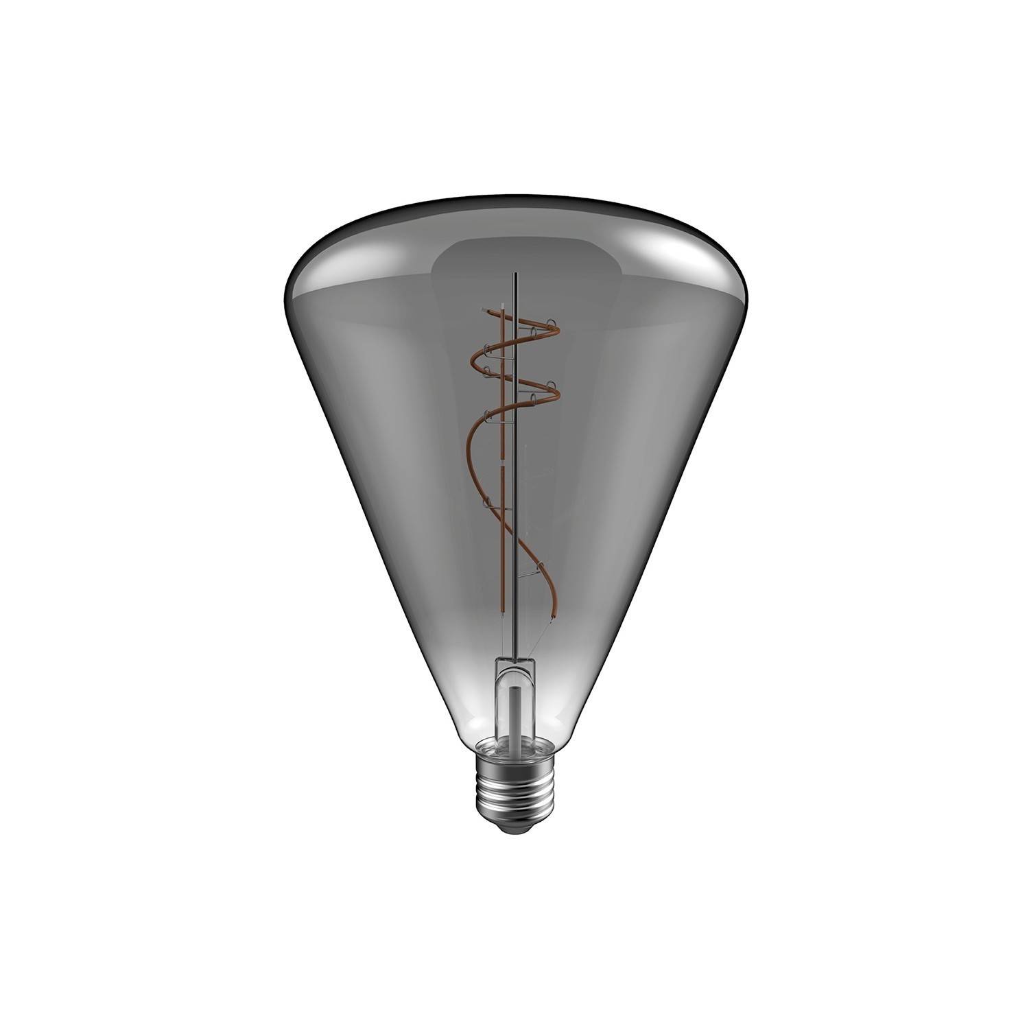 Lâmpada LED Smoky H09 Cone 140 10W E27 Regulável 1800K