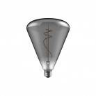 H09 Cone 140 smoky LED-lampa 10W E27 Dimbar 1800K