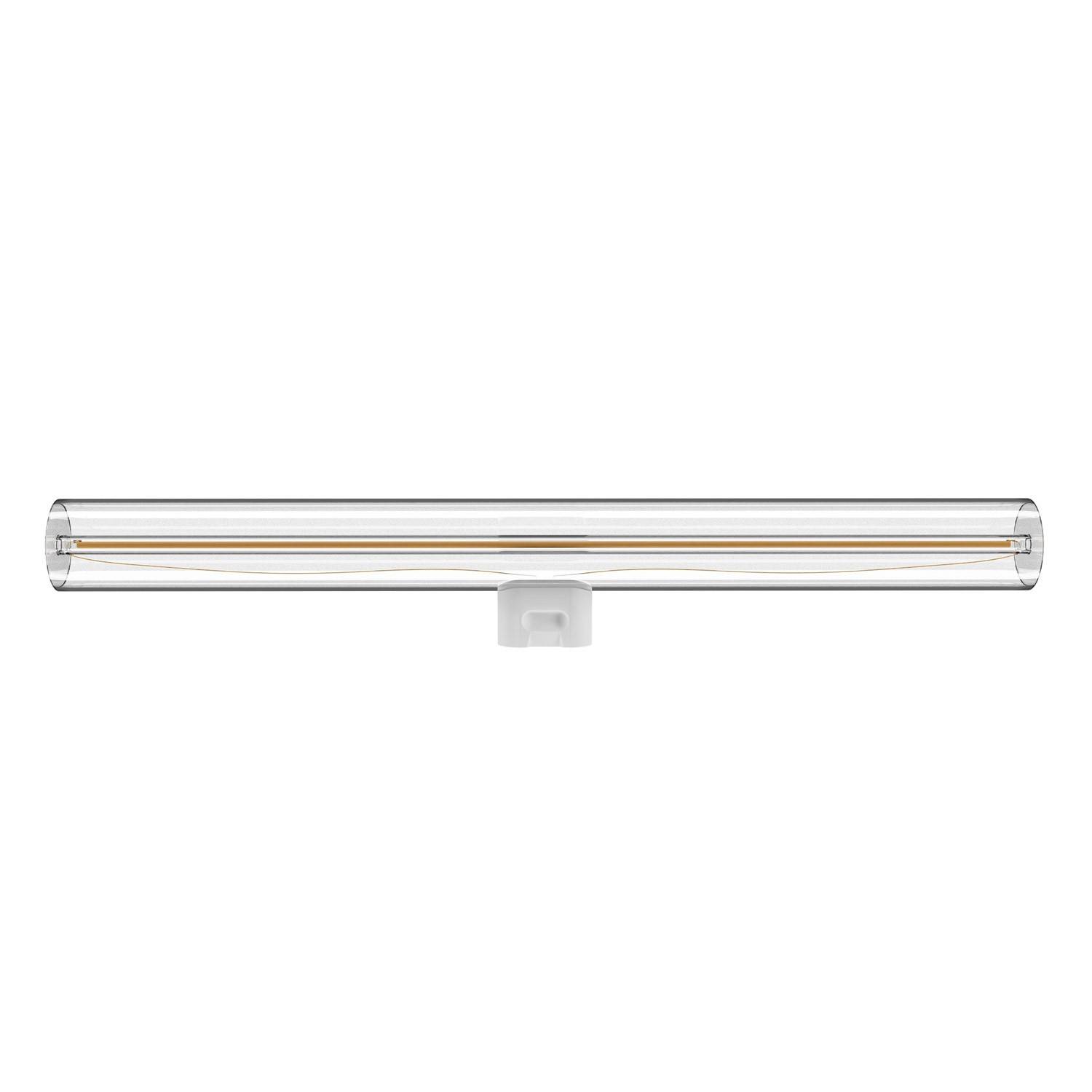 LED lineáris átlátszó S14d izzó - hossz 300 mm 6W 520Lm 2700K dimmelhető - S01