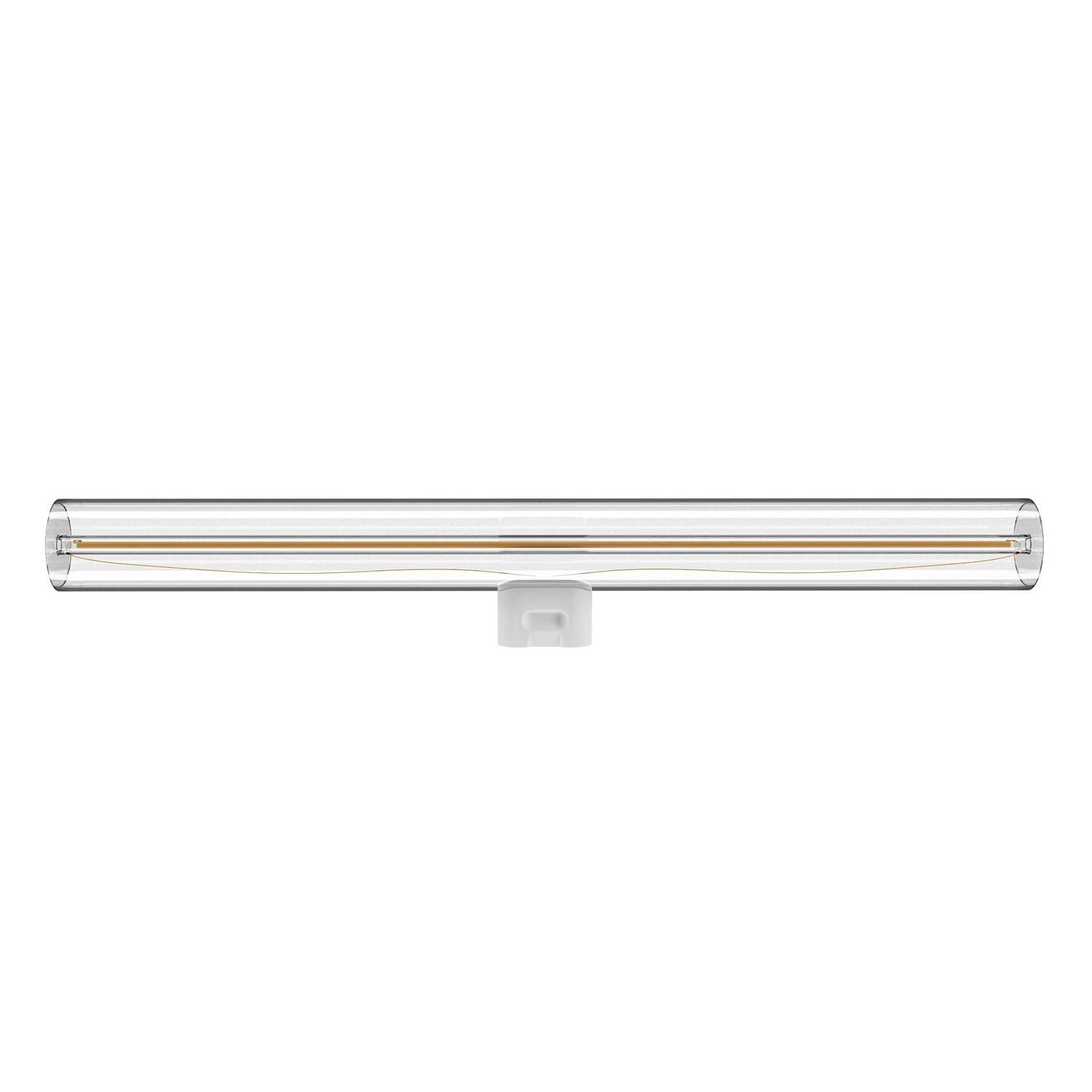 LED lineární čirá/transparentní žárovka S14d - délka 300 mm 6W 520Lm 2700K Stmívatelná - S01