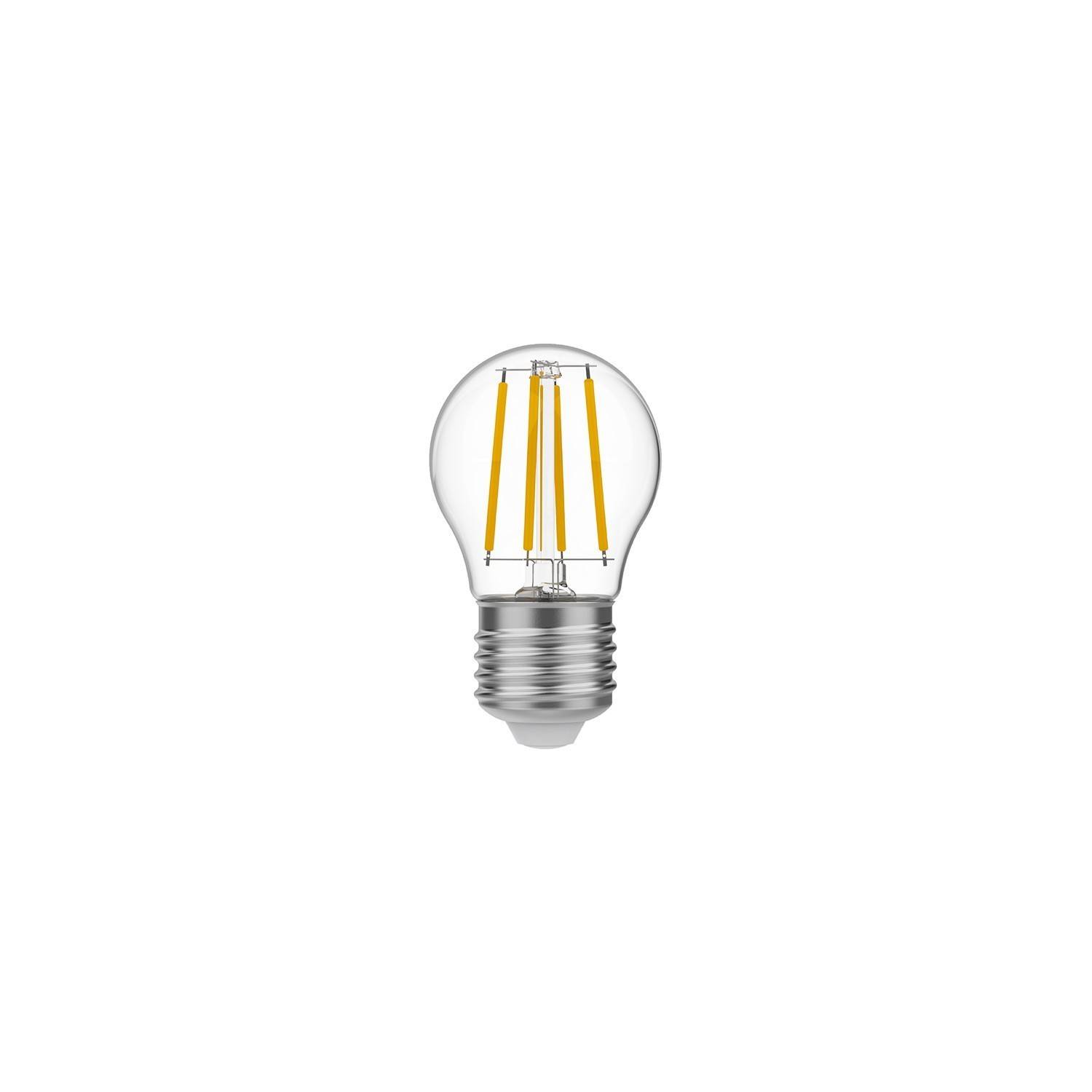 Mini Glob G45 transparent LED-lampa 4W 470Lm E27 2700K - E01