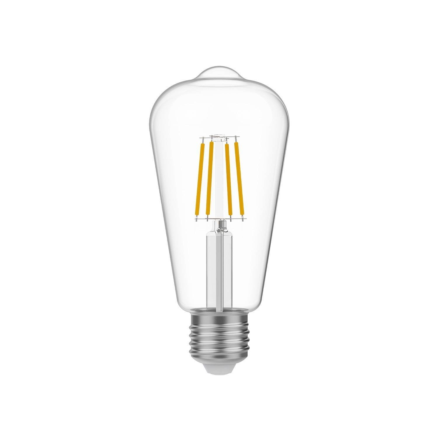 Lâmpada LED Edison Transparente ST64 4W 470Lm E27 2700K - E03