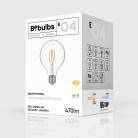 Glob G95 Transparent LED-lampa 4W 470Lm E27 2700K - E04