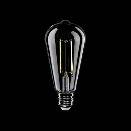 LED žárovka čirá Edison ST64 7W 806Lm E27 3500K stmívatelná - N02