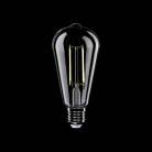 Edison ST64 Transparent LED-lampa 7W 806Lm E27 3500K Dimbar - N02