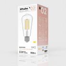 Bec cu LED transparent Edison ST64 7W 806Lm E27 3500K Reglabil - N02