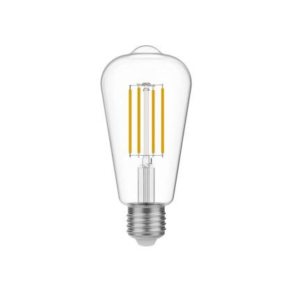 Bombilla LED Transparente Edison ST64 7W 806Lm E27 3500K Regulable - N02