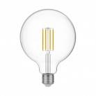 LED Λαμπτήρας N04 Γλόμπος G125 Διαφανής 7W 806Lm E27 3500K Dimmable