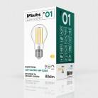 LED Λαμπτήρας T01 Drop A60 Διαφανής 7W 806Lm E27 2700K Dimmable