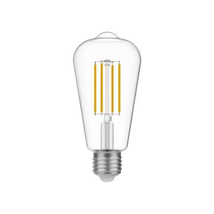 LED číra Edison žiarovka ST64 7W 806Lm E27 2700K Stmievateľná - T02