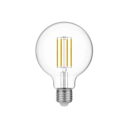 LED žiarovka číra Globe G95 7W 806Lm E27 2700K stmievateľná - T03