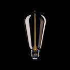 Becul LED Smoky Magnetic Light Bulb Deco Line Edison ST64 2,2W 60Lm E27 1800K - F03