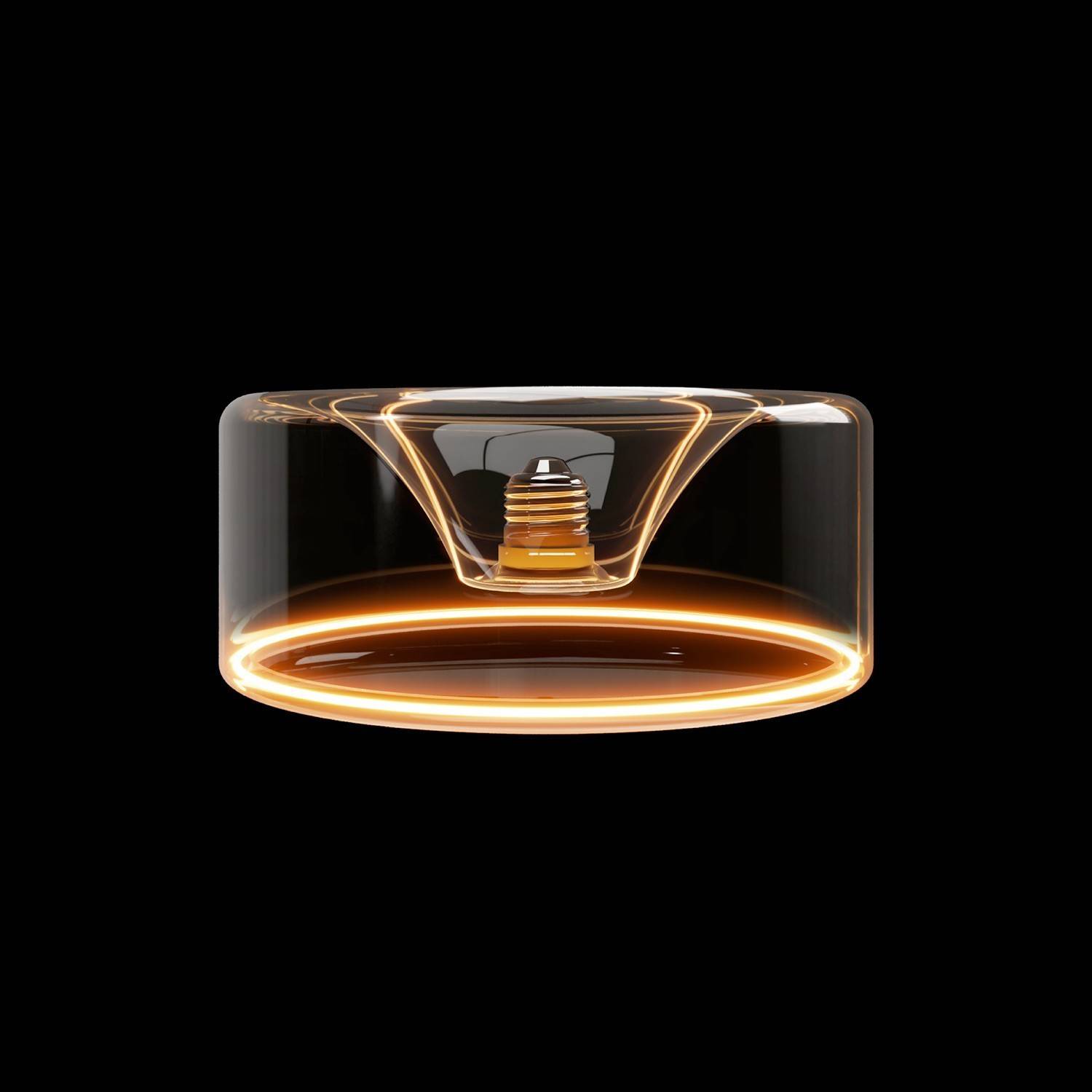 Ghost Line Recessed Donut Transparent LED-lampa 6W 500Lm E27 2200K Dimbar - G02